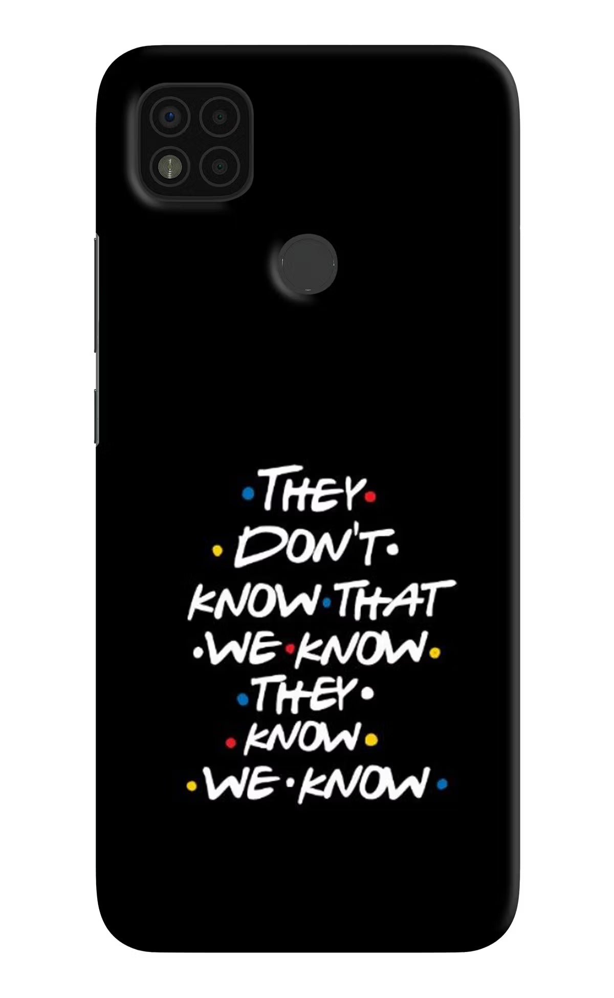 FRIENDS Dialogue Poco C31 Hard Case Back Cover by Casekaro