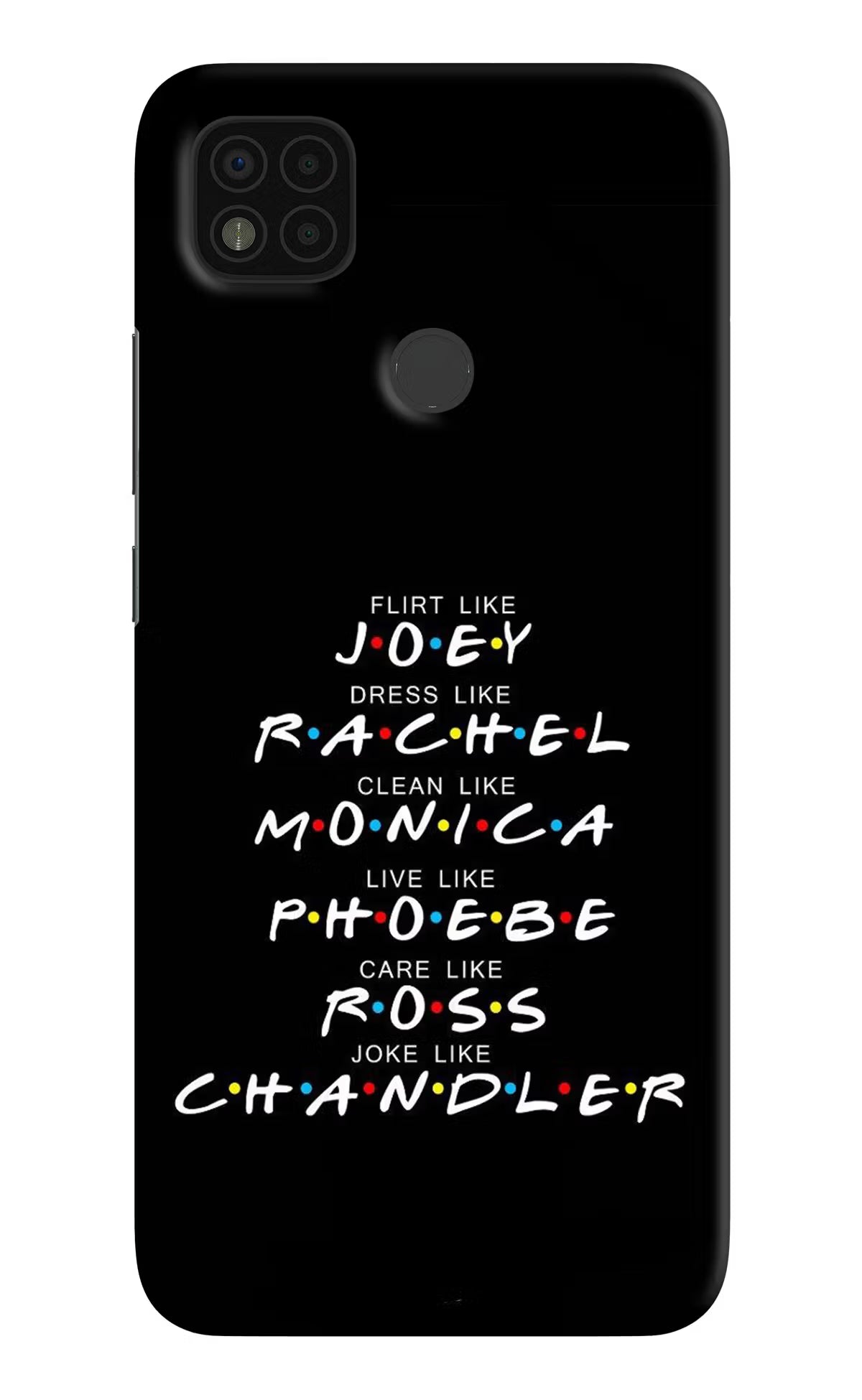 FRIENDS Character Poco C31 Hard Case Back Cover by Casekaro
