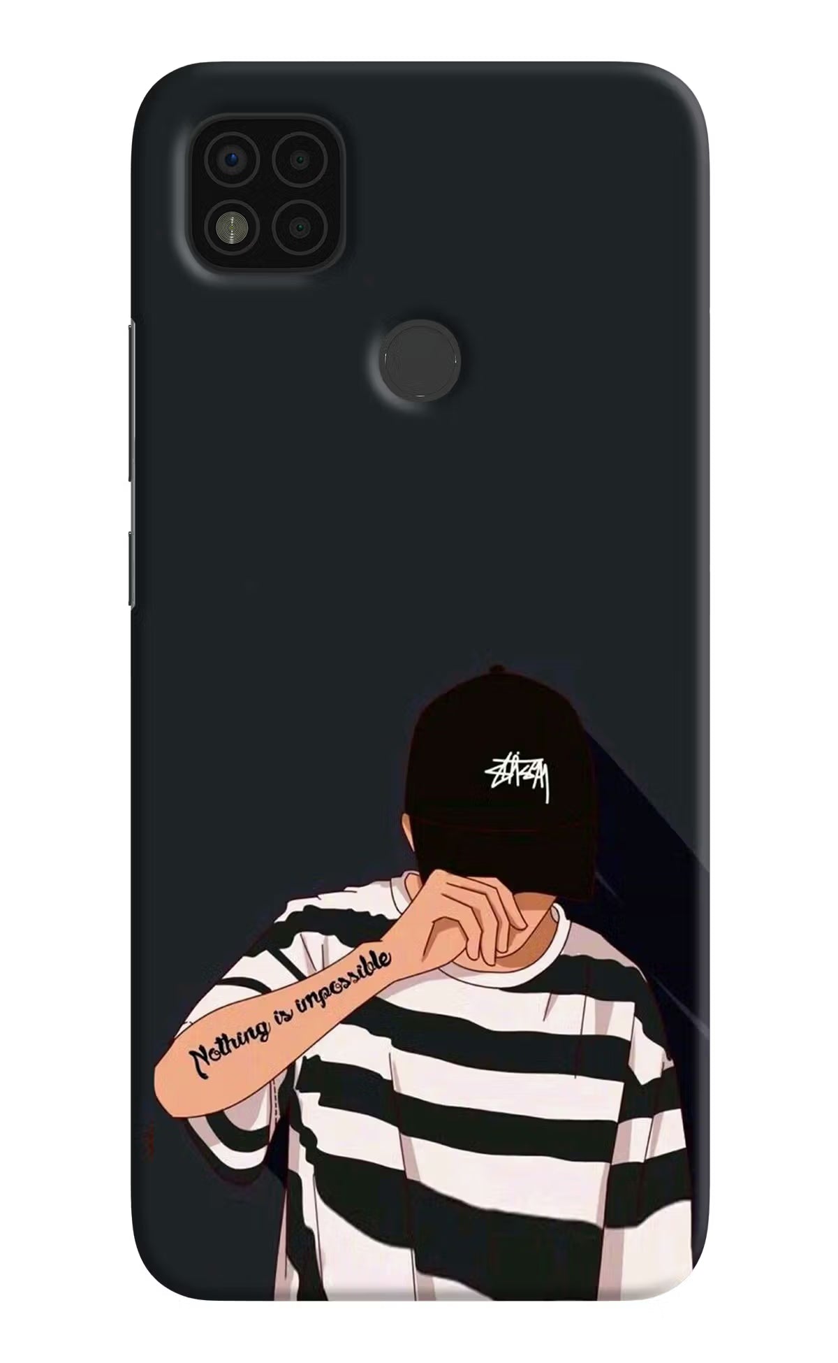 Aesthetic Boy Poco C31 Hard Case Back Cover by Casekaro