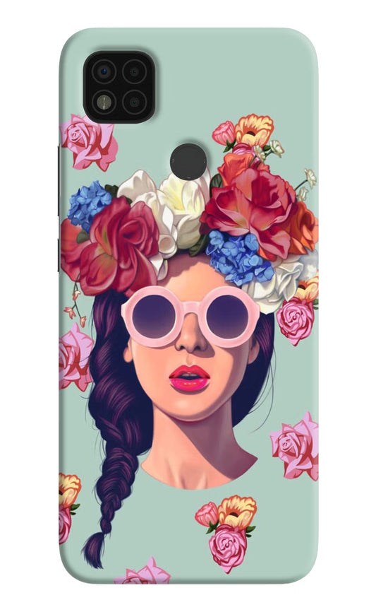 Pretty Girl Poco C31 Hard Case Back Cover by Casekaro