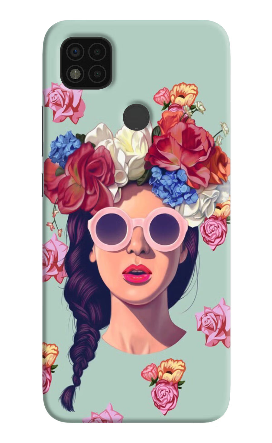 Pretty Girl Poco C31 Back Cover, Hard case