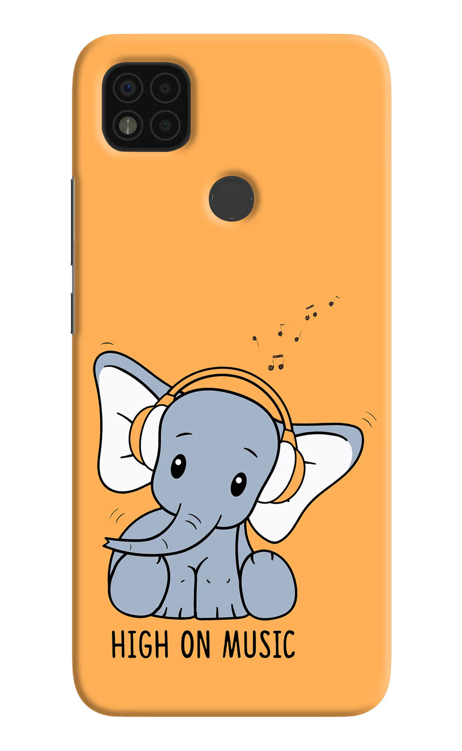 High On Music Poco C31 Back Cover, Hard case