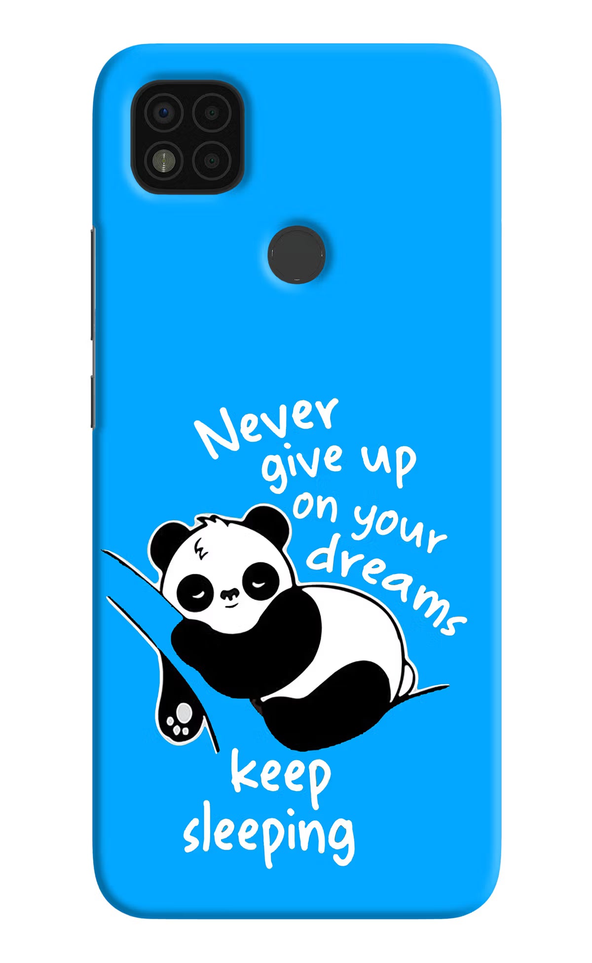 Keep Sleeping Poco C31 Hard Case Back Cover by Casekaro