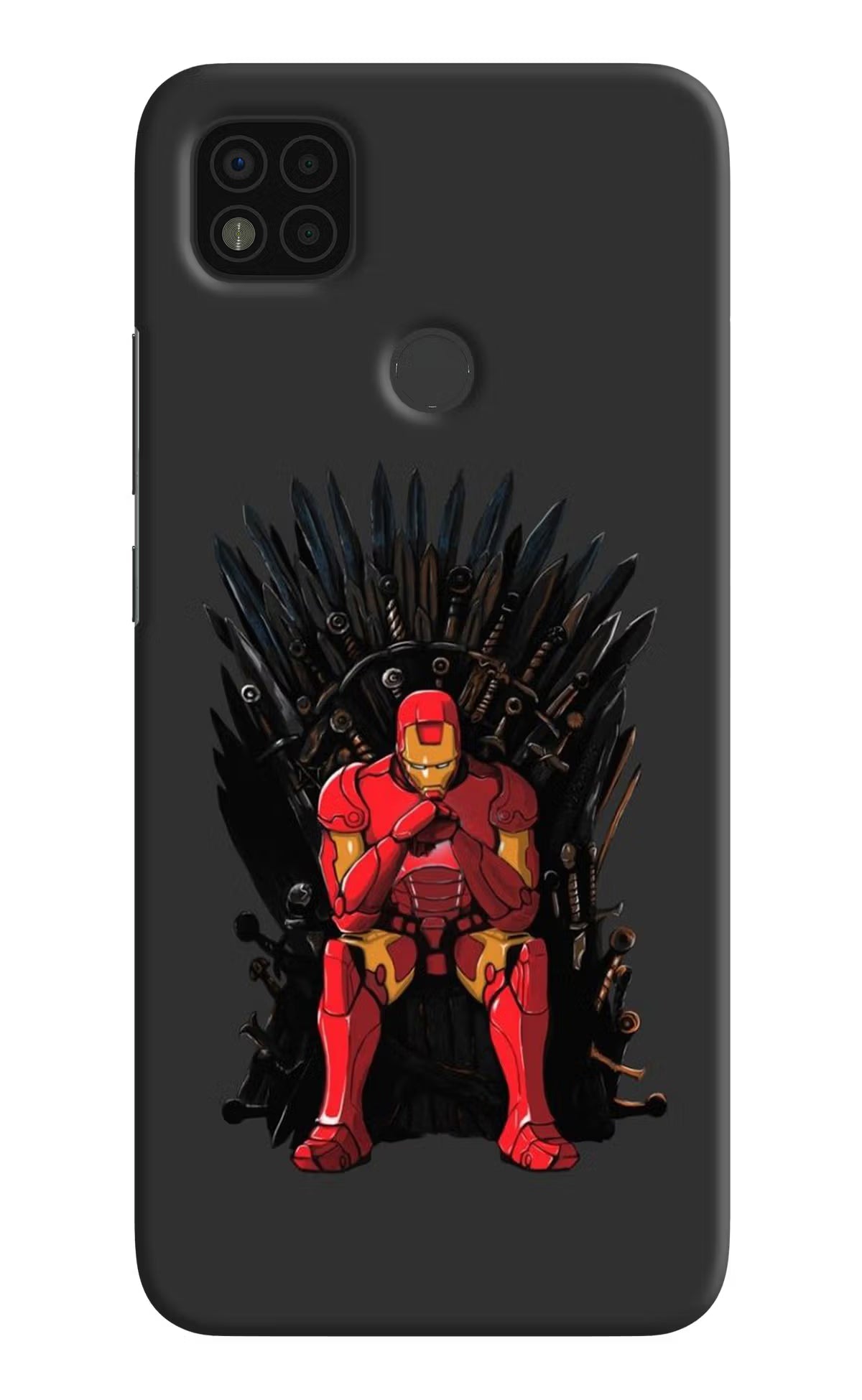 Ironman Throne Poco C31 Hard Case Back Cover by Casekaro