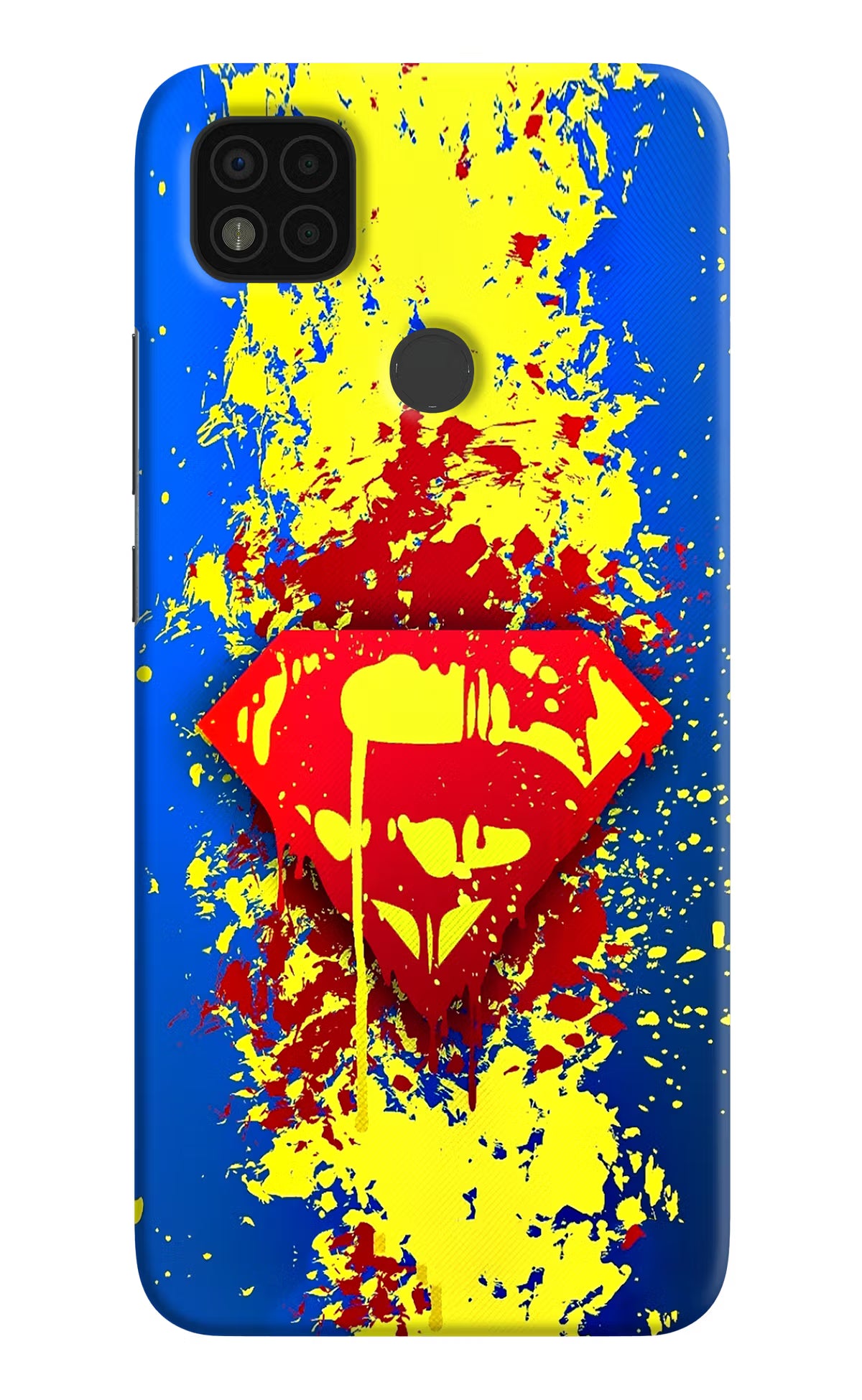 Superman logo Poco C31 Hard Case Back Cover by Casekaro