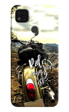 Ride More Worry Less Poco C31 Hard Case Back Cover by Casekaro