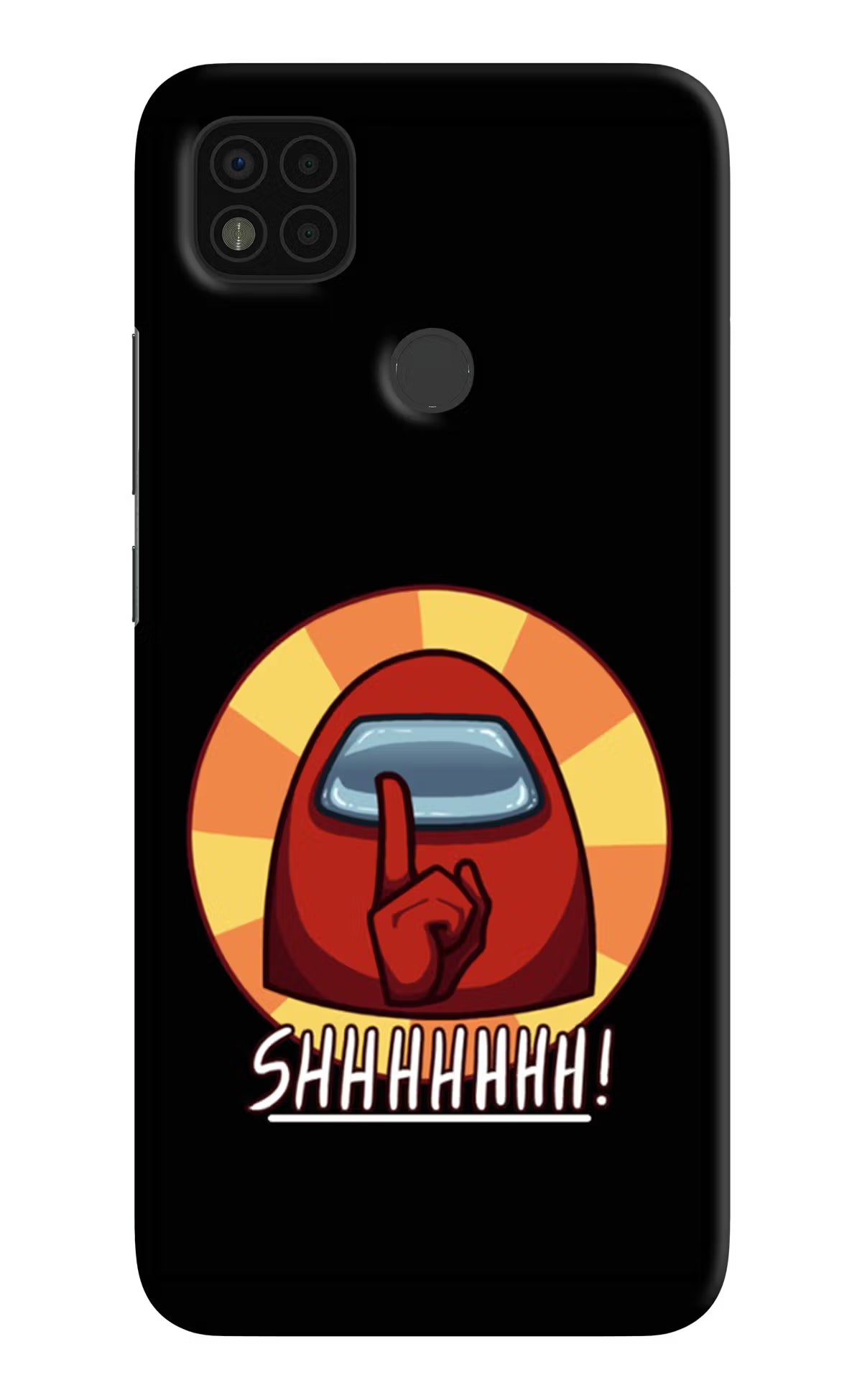 Among Us Shhh! Poco C31 Hard Case Back Cover by Casekaro