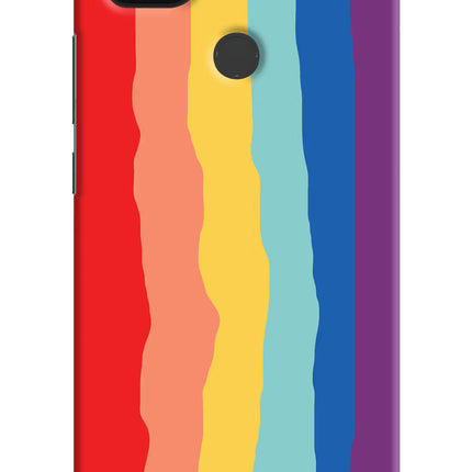 Rainbow Poco C31 Hard Case Back Cover by Casekaro