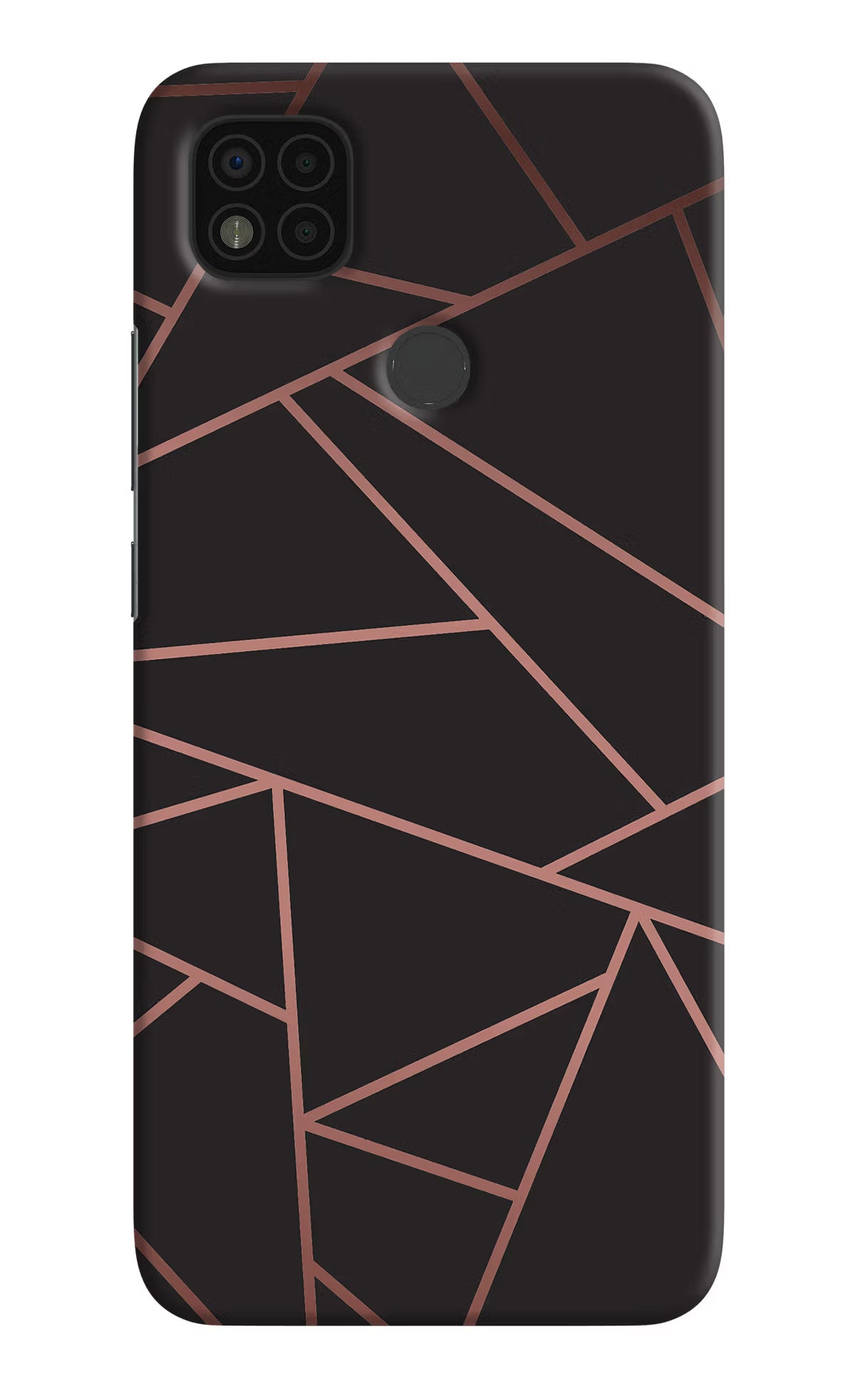 Geometric Pattern Poco C31 Hard Case Back Cover by Casekaro
