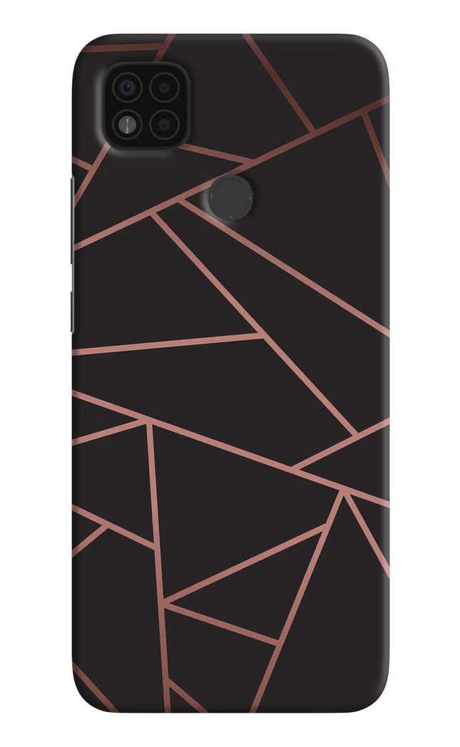 Geometric Pattern Poco C31 Hard Case Back Cover by Casekaro