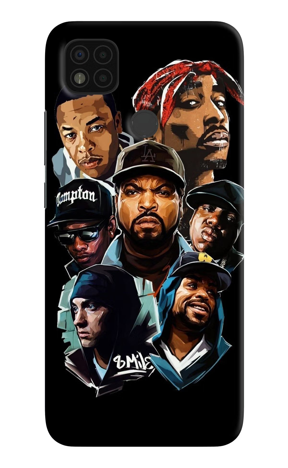 Rappers Poco C31 Hard Case Back Cover by Casekaro