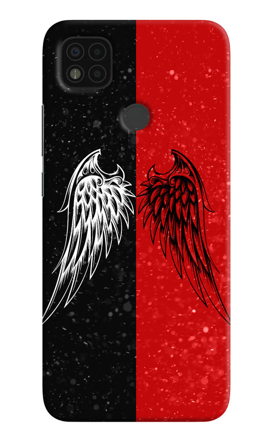 Wings Poco C31 Hard Case Back Cover by Casekaro