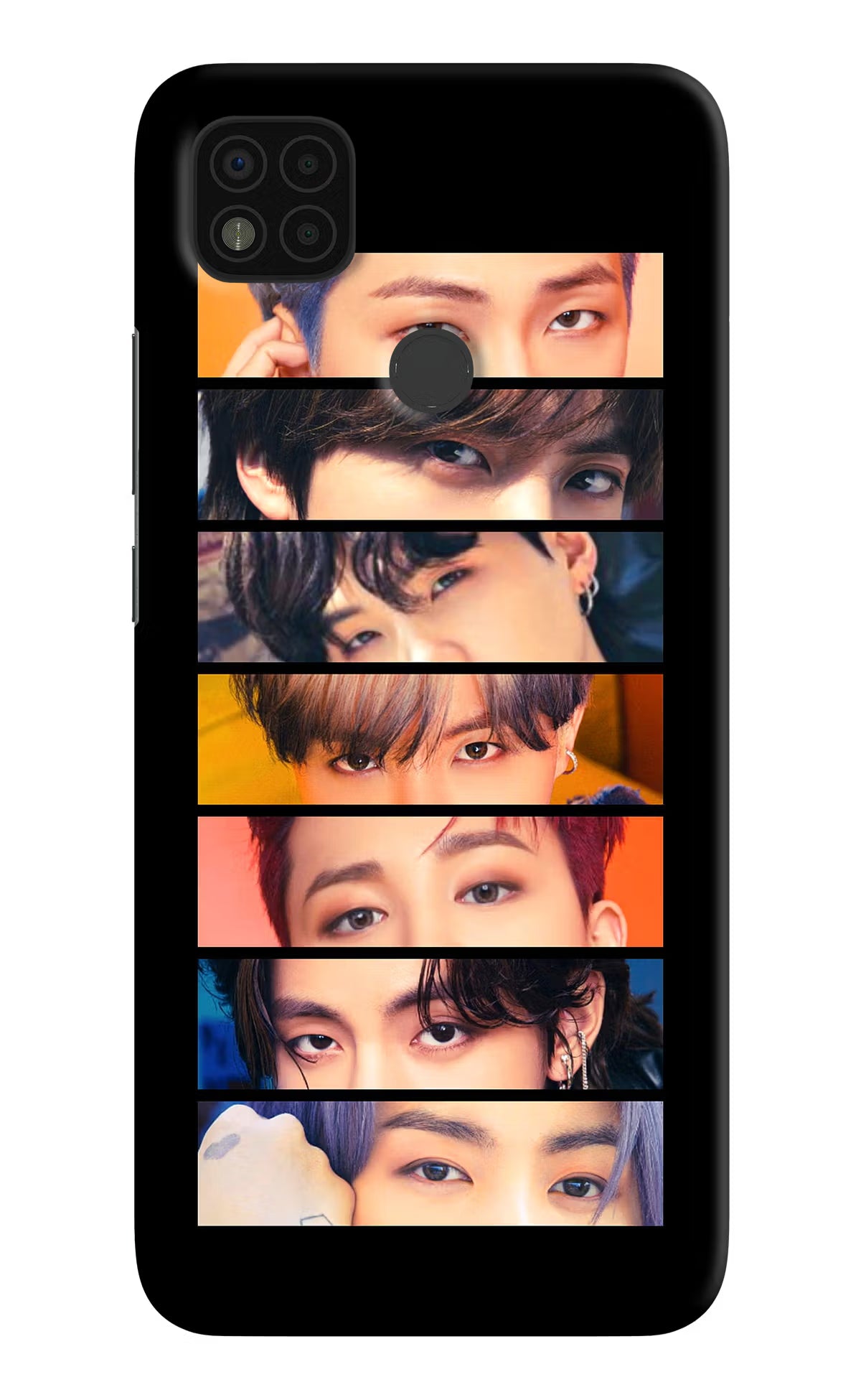 BTS Eyes Poco C31 Hard Case Back Cover by Casekaro