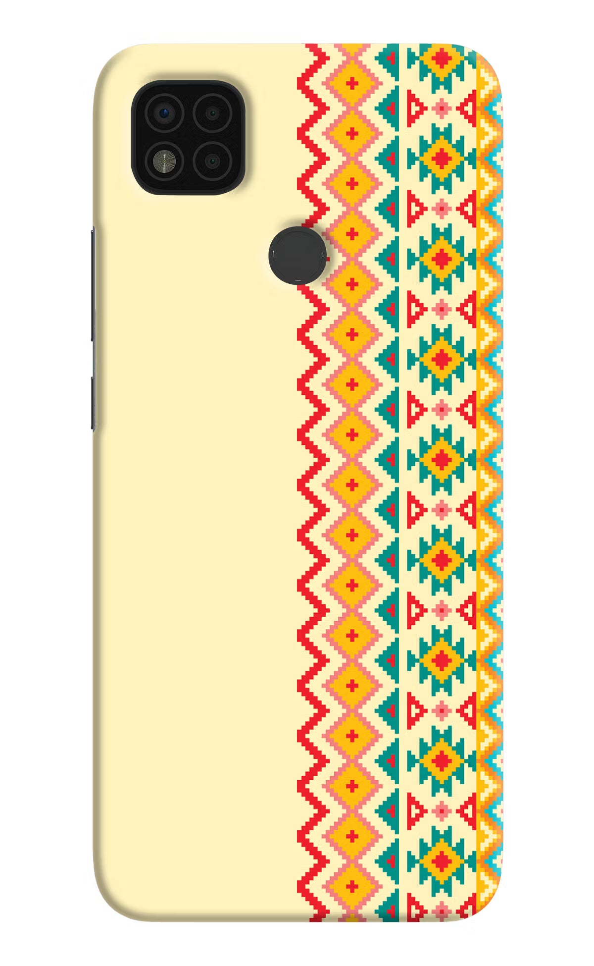 Ethnic Seamless Poco C31 Hard Case Back Cover by Casekaro