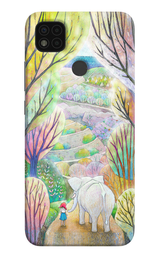 Nature Painting Poco C31 Hard Case Back Cover by Casekaro