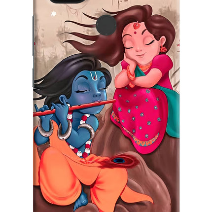 Radhe Krishna Poco C31 Hard Case Back Cover by Casekaro