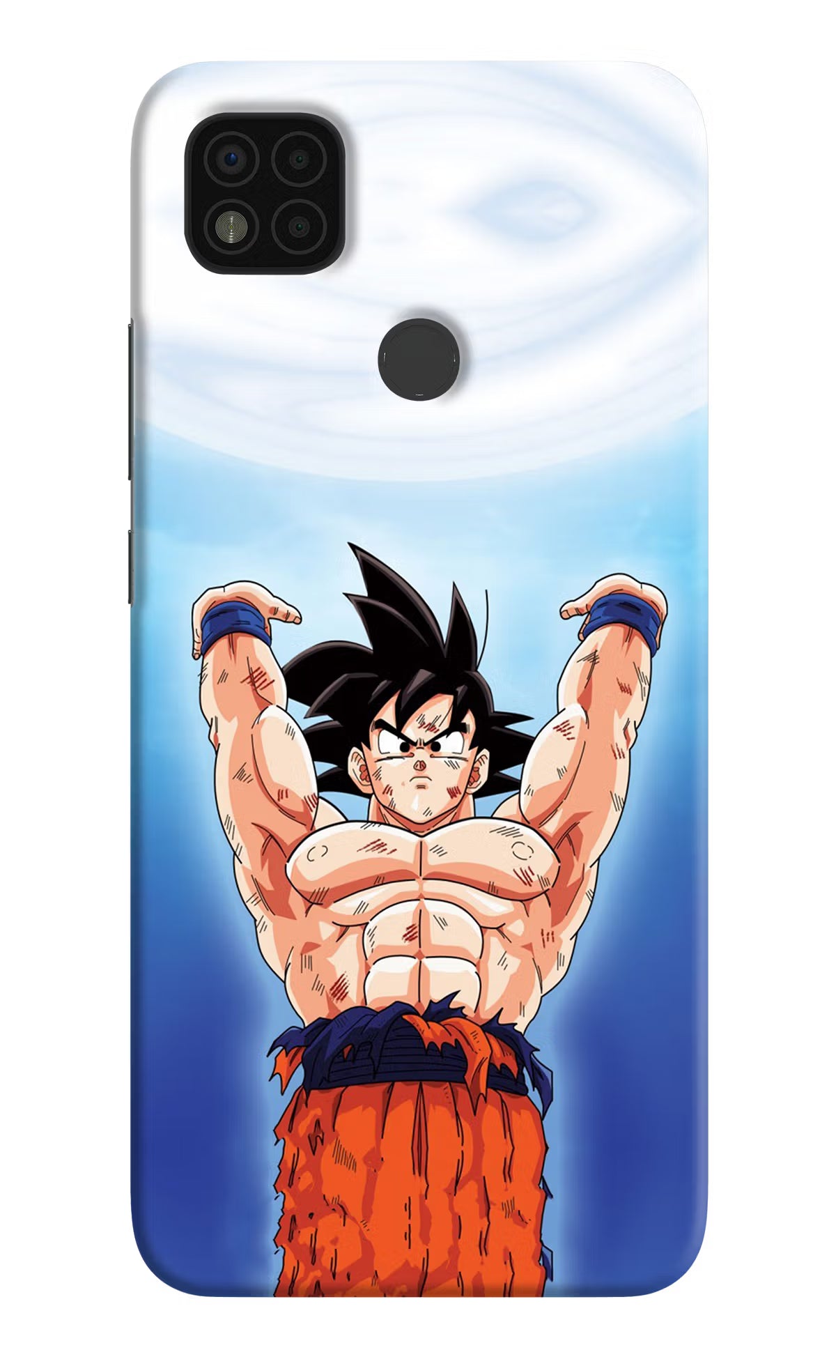 Goku Power Poco C31 Hard Case Back Cover by Casekaro