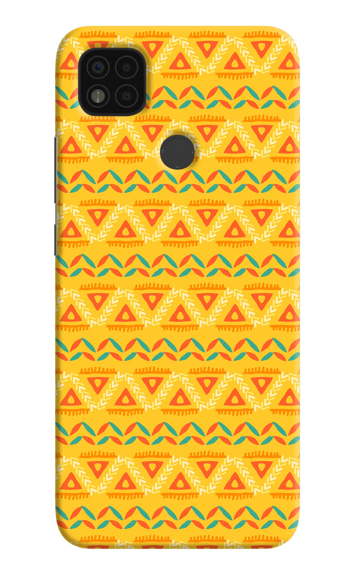 Tribal Pattern Poco C31 Hard Case Back Cover by Casekaro