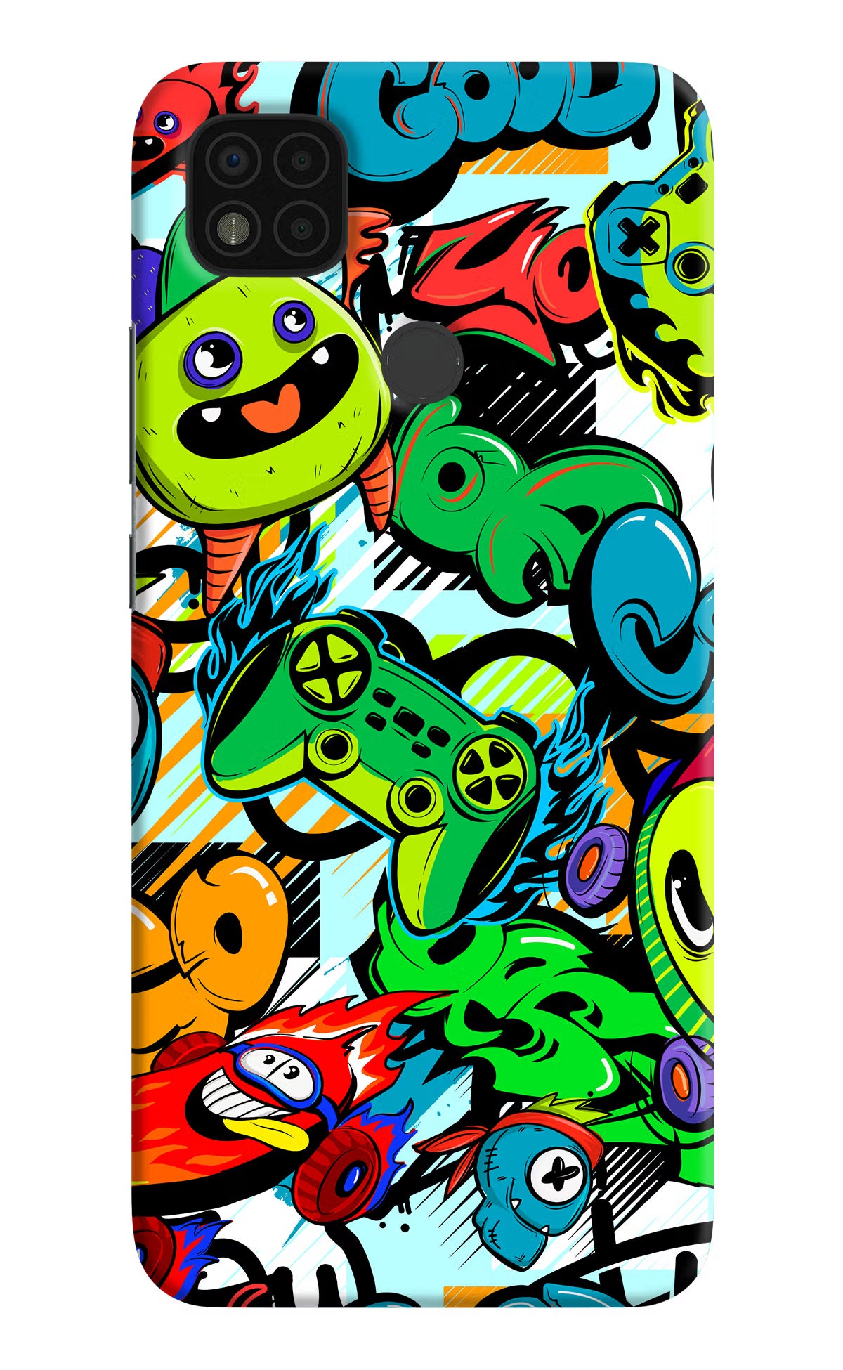 Game Doodle Poco C31 Hard Case Back Cover by Casekaro
