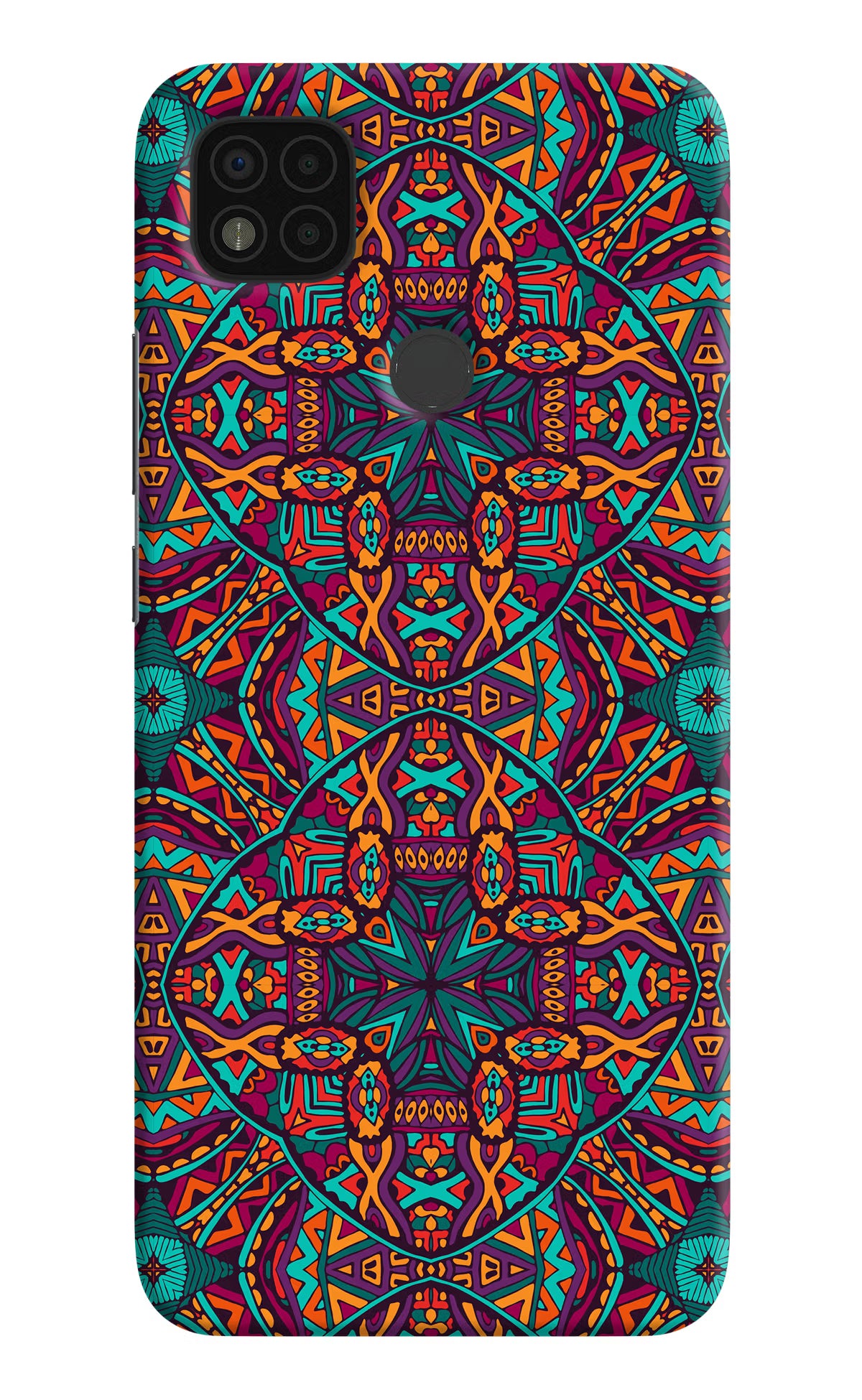 Colour Mandala Poco C31 Hard Case Back Cover by Casekaro