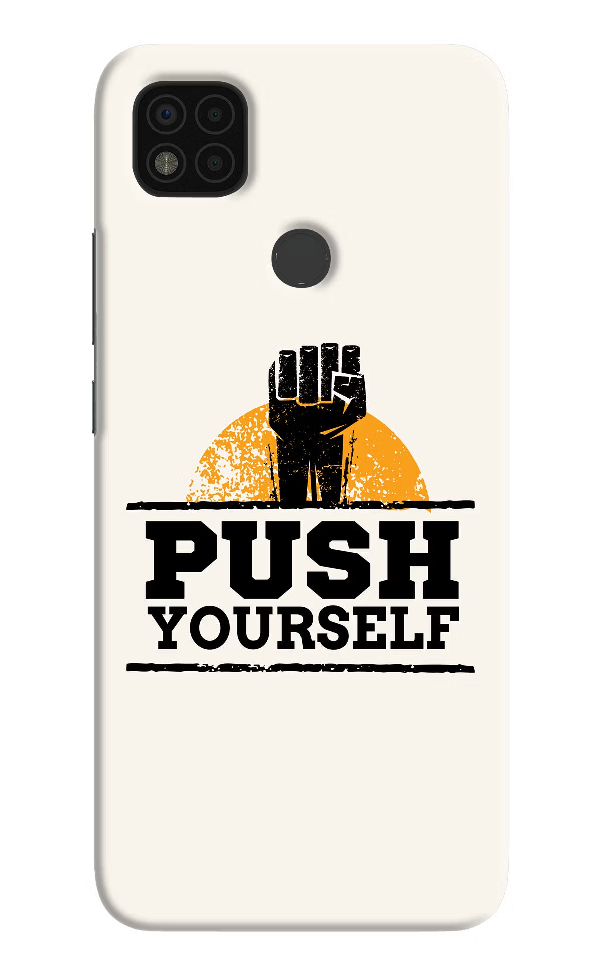 Push Yourself Poco C31 Hard Case Back Cover by Casekaro