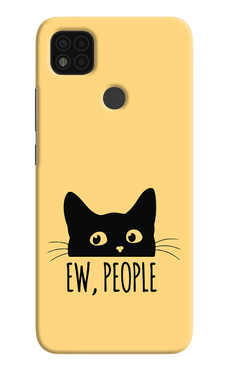 Ew People Catitude Poco C31 Back Cover, Hard case