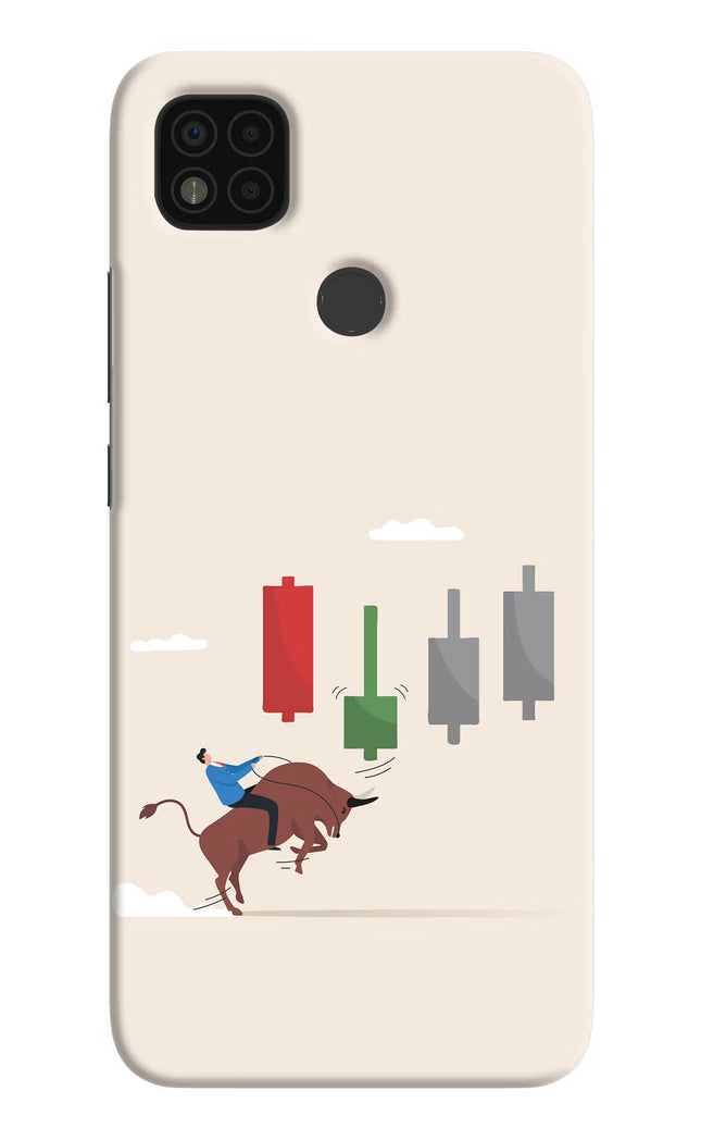 Bull Trading Momentum Poco C31 Hard Case Back Cover by Casekaro