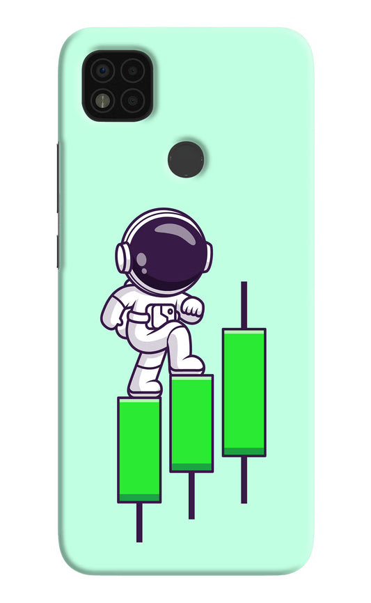Astronaut Trader Poco C31 Hard Case Back Cover by Casekaro
