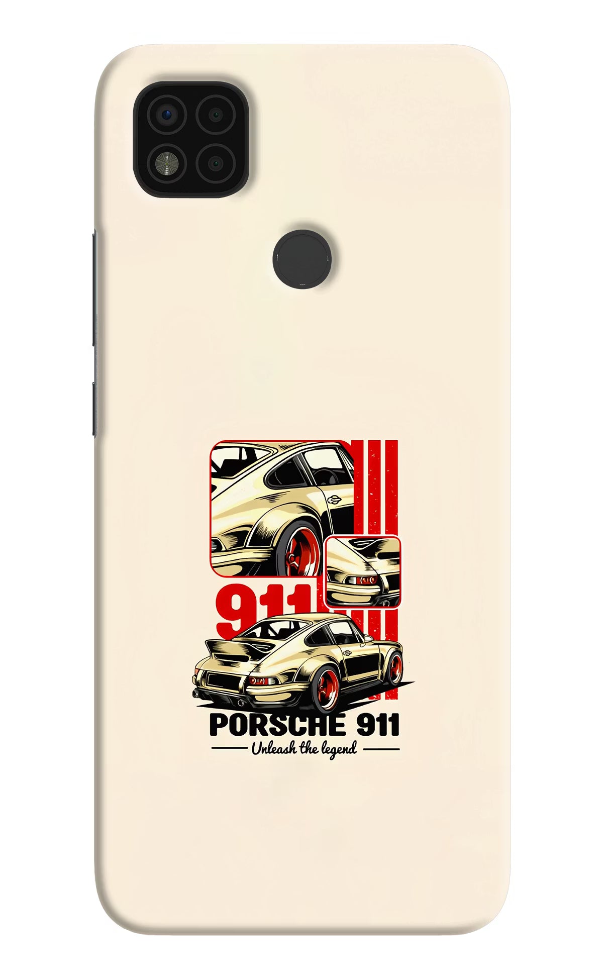 Classic Porsche 911 Poco C31 Hard Case Back Cover by Casekaro