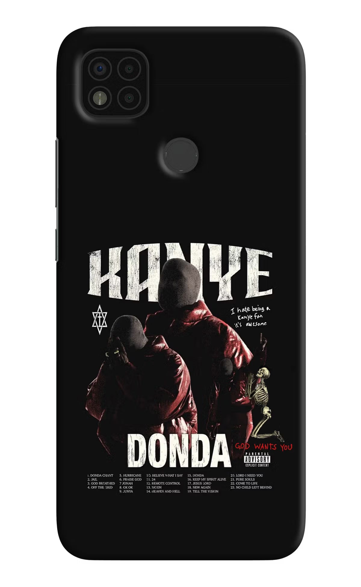 Donda Kanye West Poco C31 Hard Case Back Cover by Casekaro
