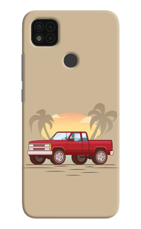 Desert Classic Drive Poco C31 Hard Case Back Cover by Casekaro