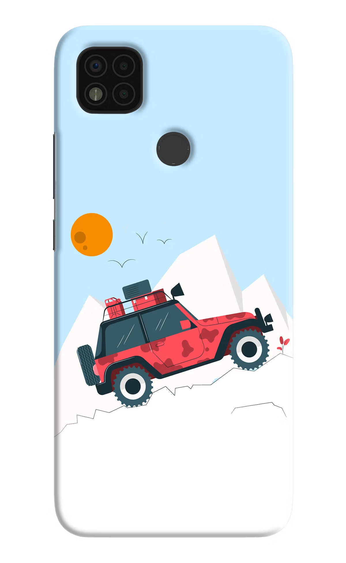 Mountain Trail Beast Poco C31 Hard Case Back Cover by Casekaro