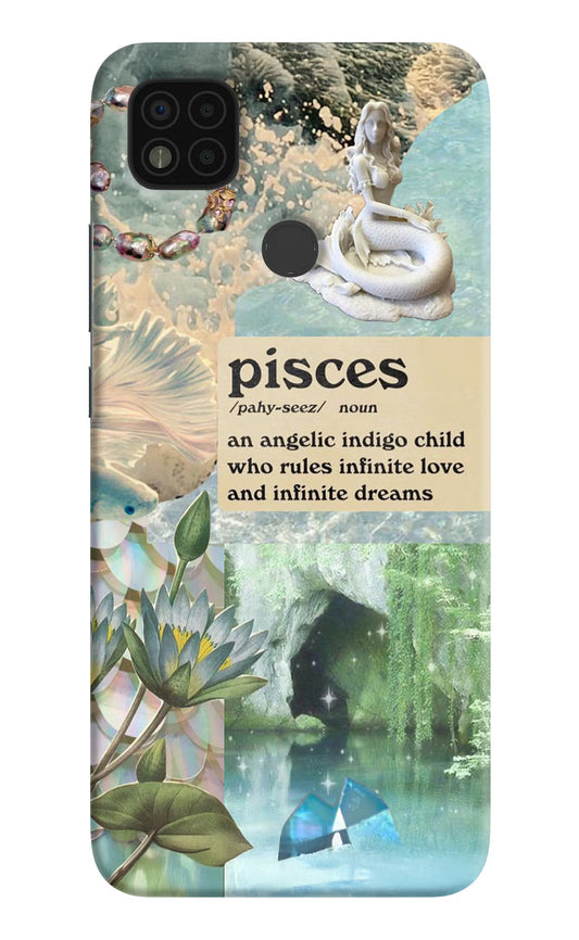 Pisces Zodiac Poco C31 Hard Case Back Cover by Casekaro