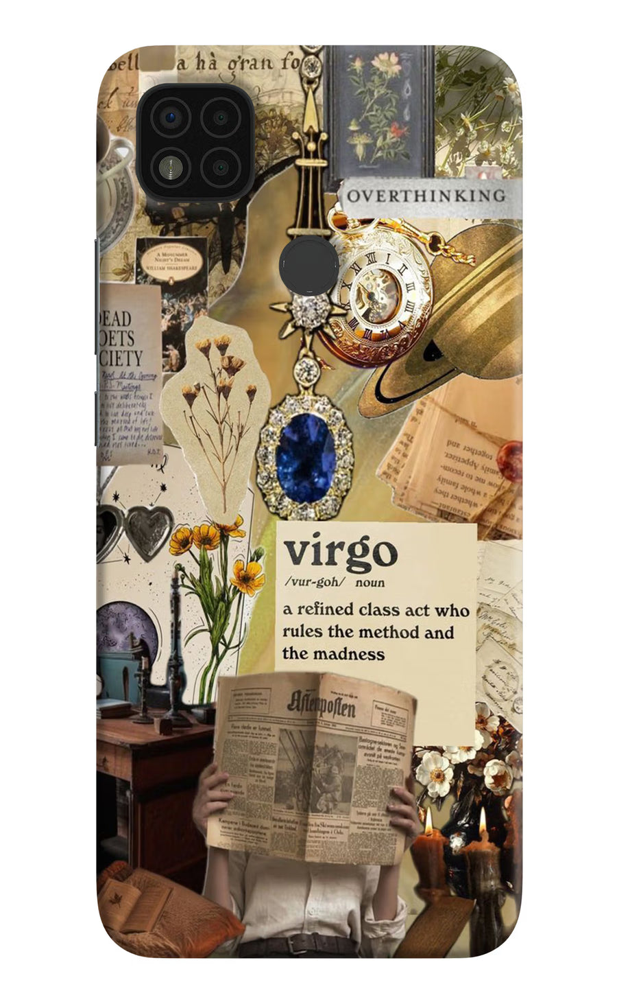 Virgo Zodiac Poco C31 Back Cover, Hard case