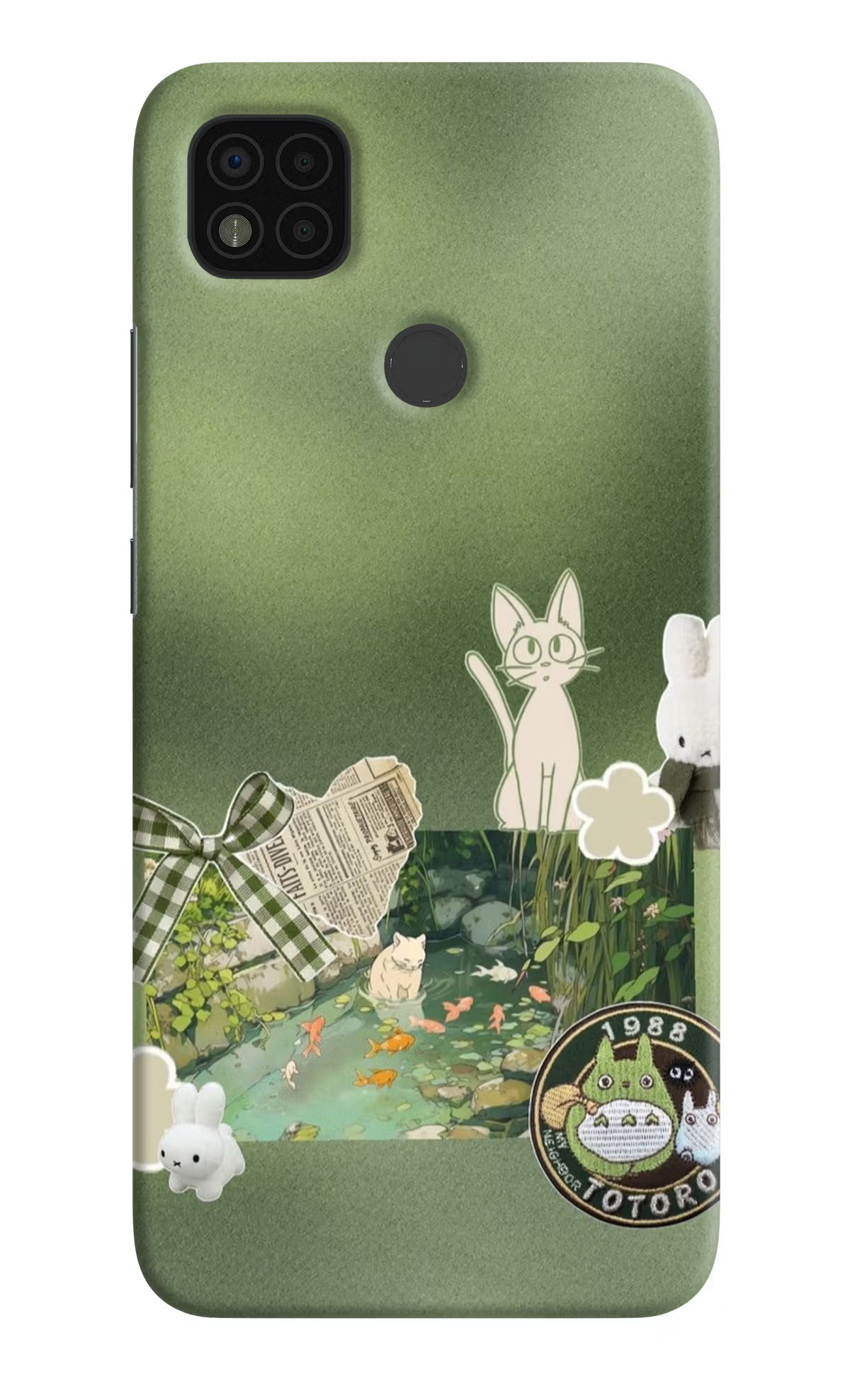 Aesthetic anime Poco C31 Back Cover