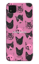 Pink Cats Poco C31 Hard Case Back Cover by Casekaro
