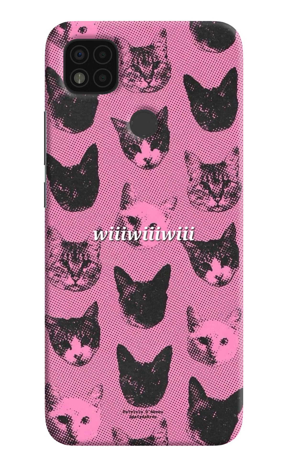 Pink Cats Poco C31 Back Cover