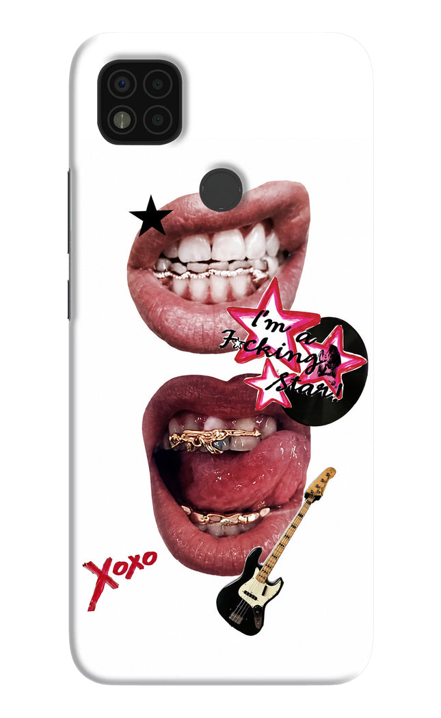 Rockstar Poco C31 Hard Case Back Cover by Casekaro