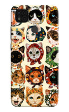 Cool Cat Poco C31 Hard Case Back Cover by Casekaro