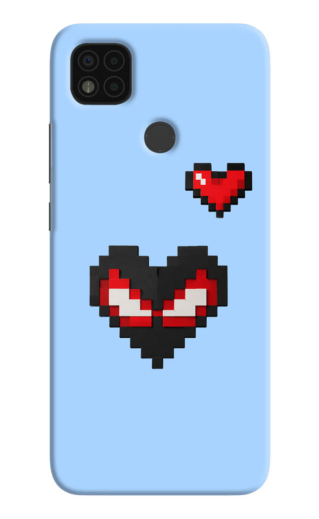 Peter Heart Poco C31 Hard Case Back Cover by Casekaro