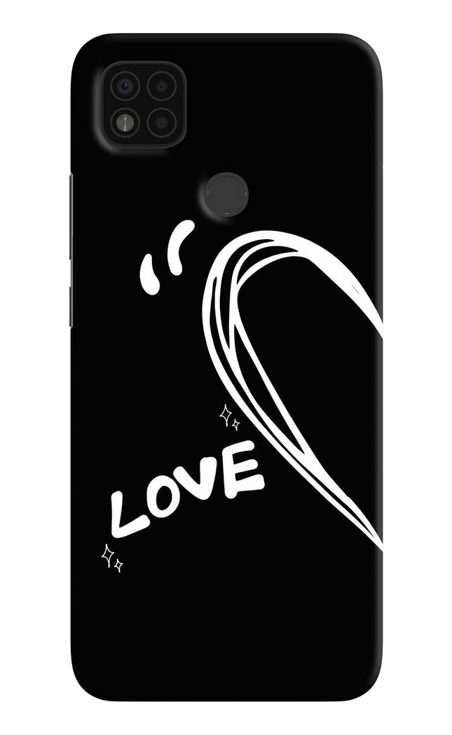 Love Line Poco C31 Hard Case Back Cover by Casekaro