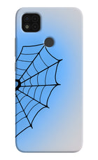 Blue Web Poco C31 Hard Case Back Cover by Casekaro