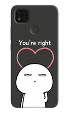 You're Right Poco C31 Hard Case Back Cover by Casekaro