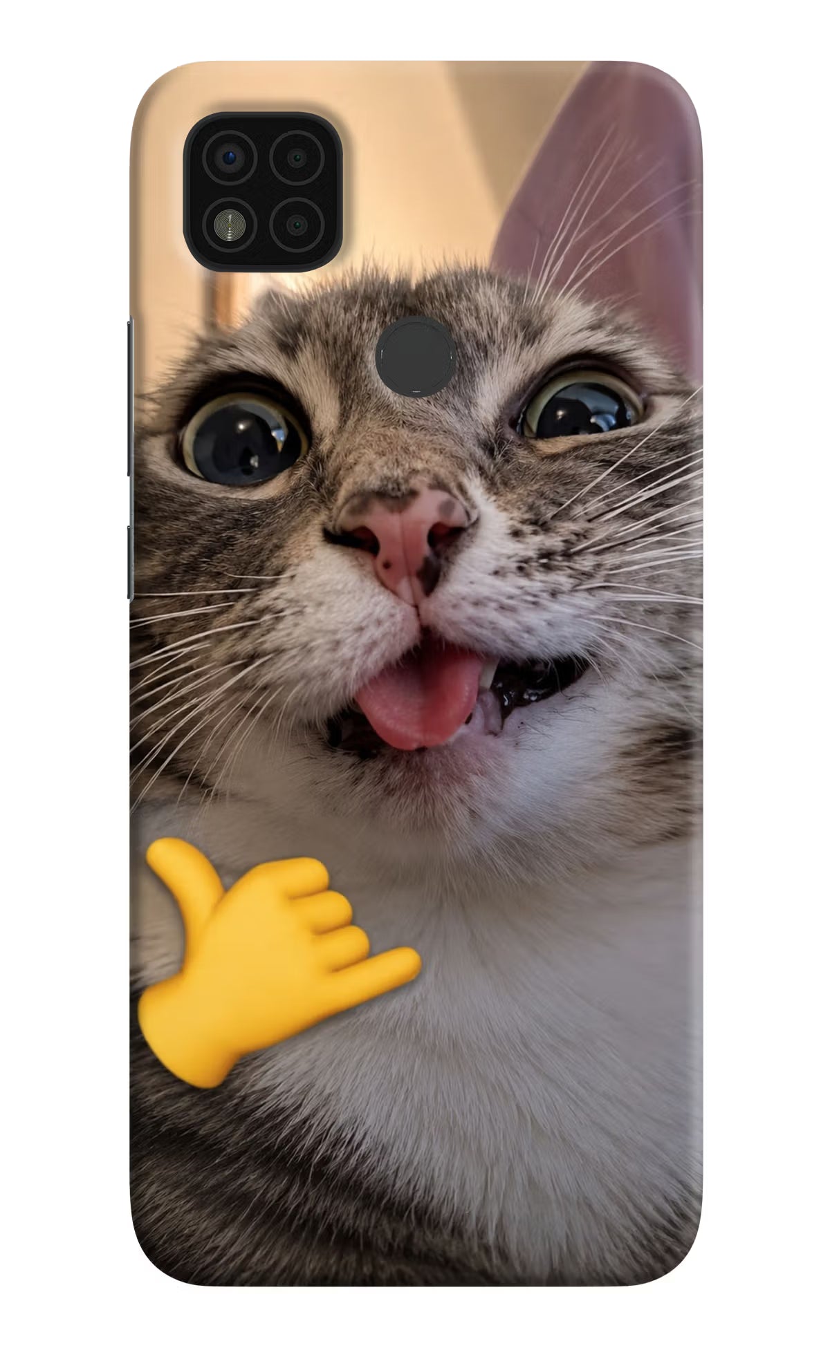 Silly Cat Call Poco C31 Back Cover