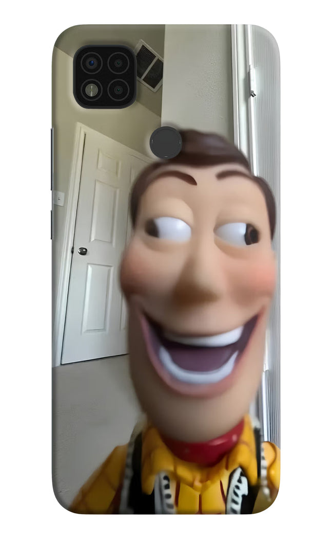 Side Eye Woody Poco C31 Hard Case Back Cover by Casekaro