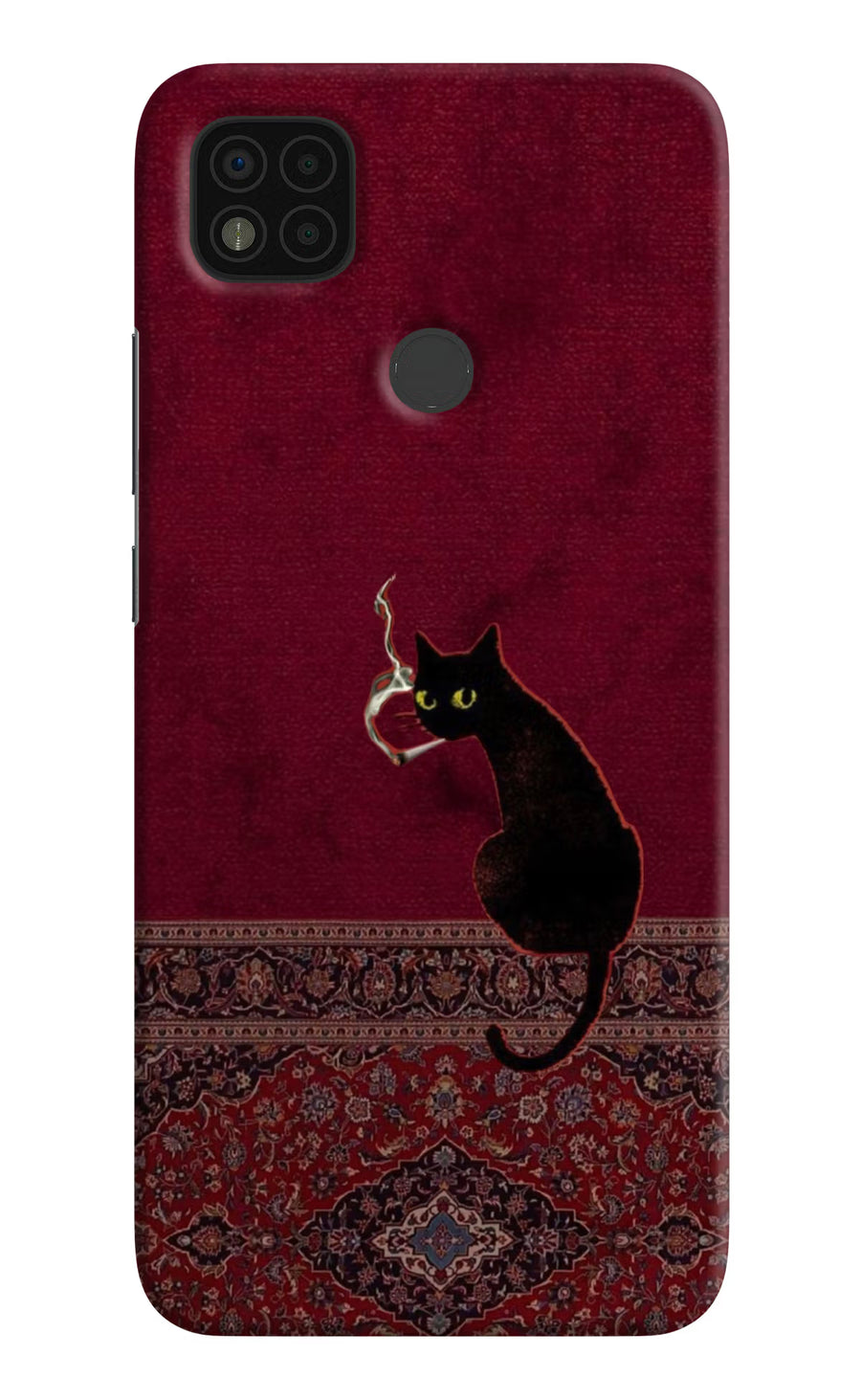 Midnight Cat Poco C31 Back Cover, Hard case