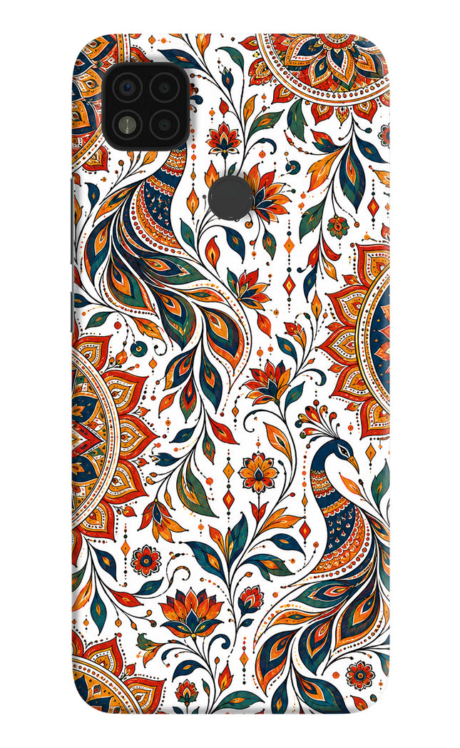 White Mayura Poco C31 Hard Case Back Cover by Casekaro