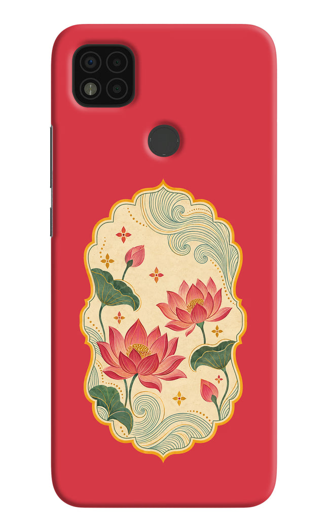 Pink Lotus Poco C31 Back Cover