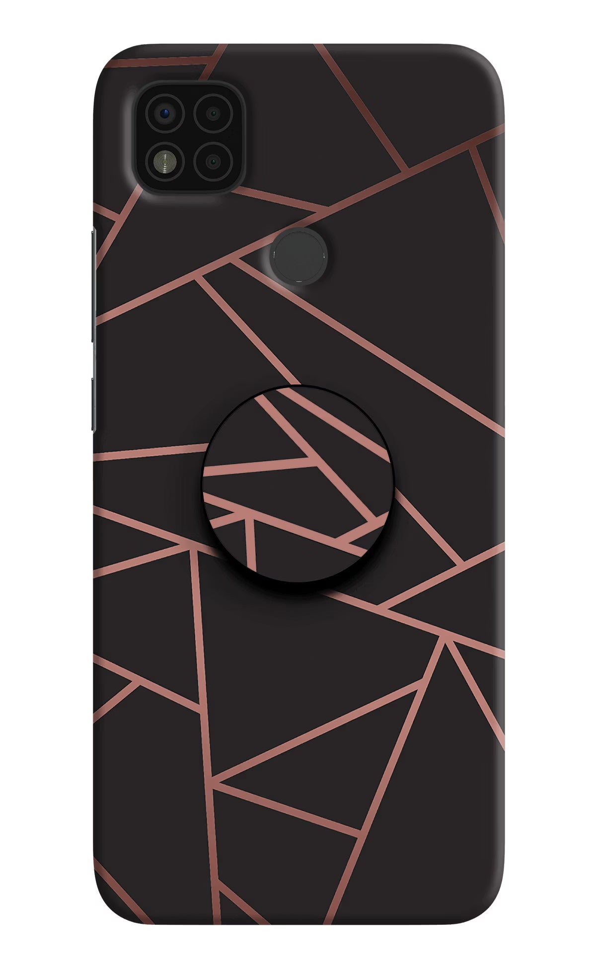 Geometric Pattern Poco C31 Pop Case by Casekaro