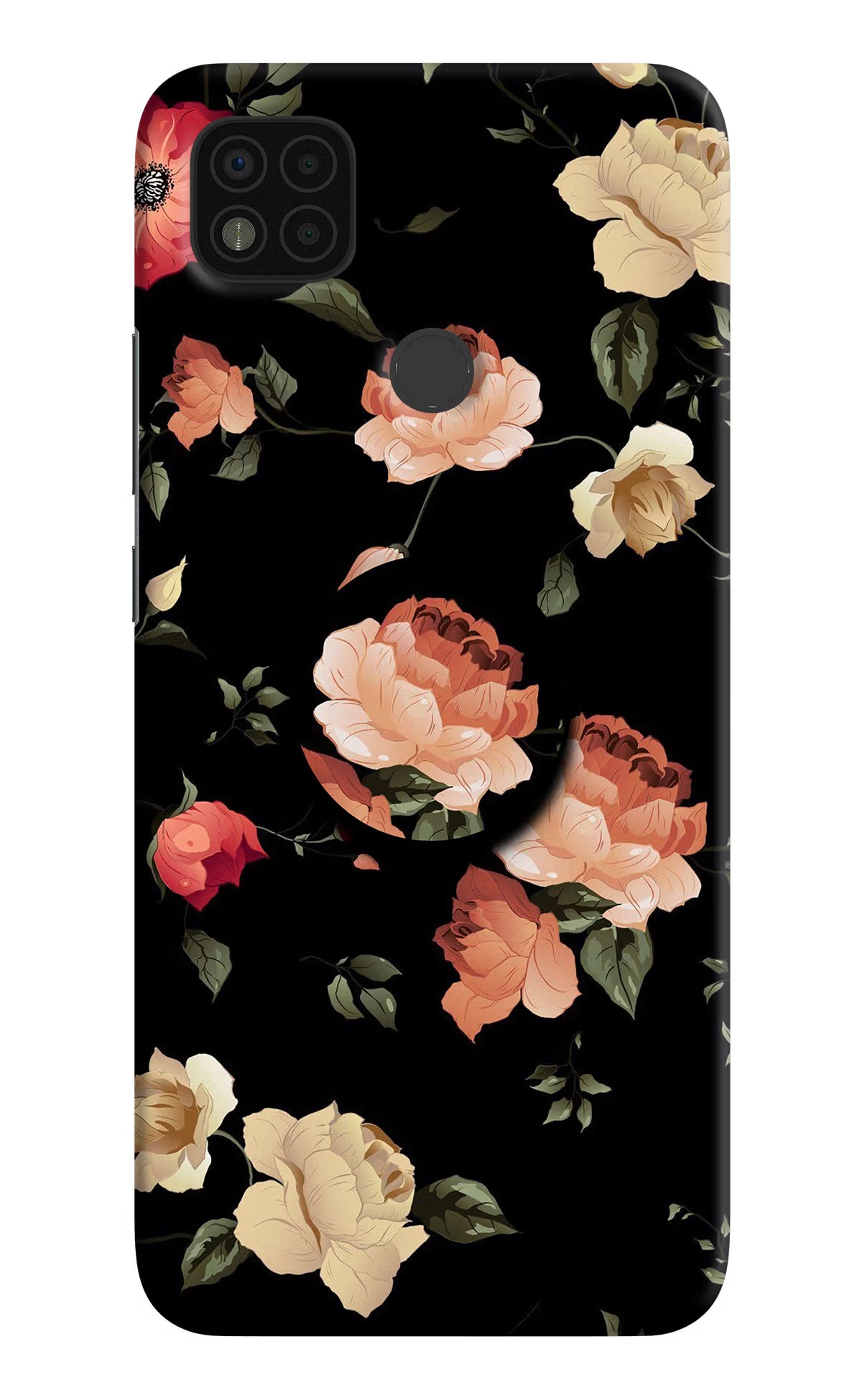Flowers Poco C31 Pop Case by Casekaro